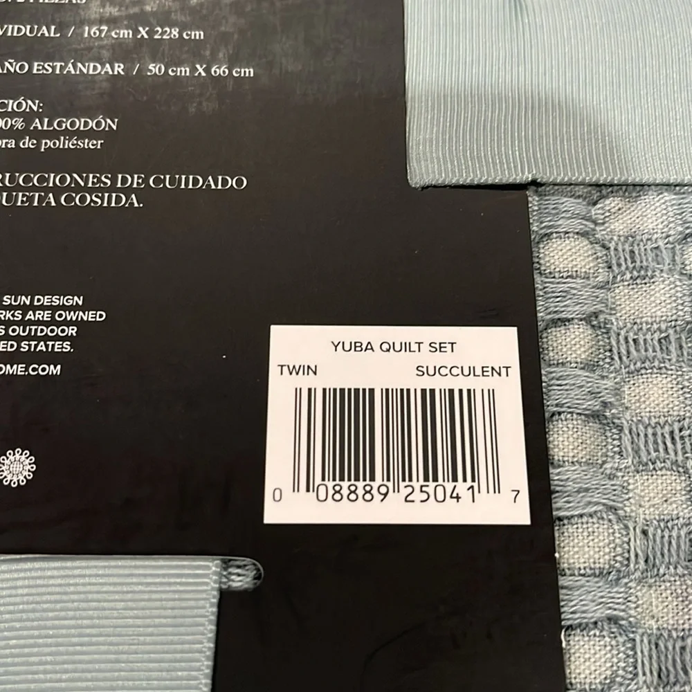 UGG brand new twin quilt set